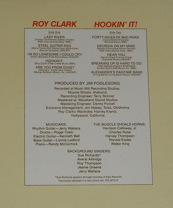 Roy Clark : Hookin' It (LP, Album, RE)