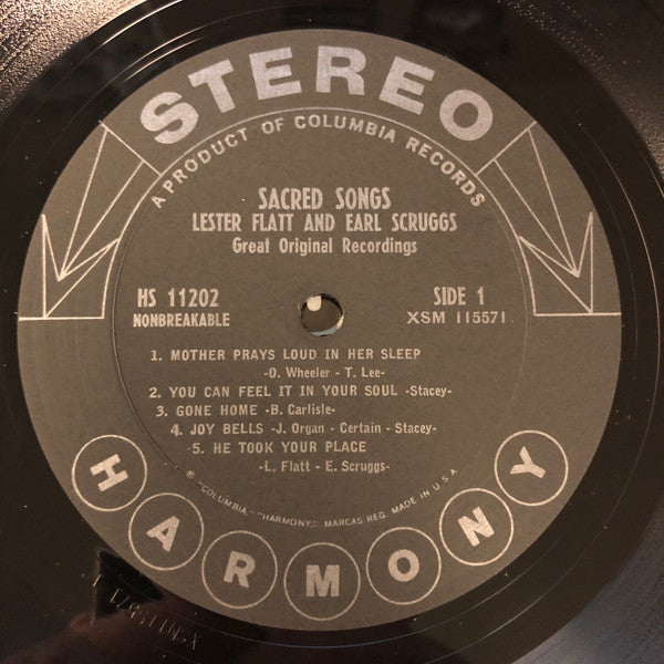 Flatt & Scruggs : Sacred Songs (LP, Album)