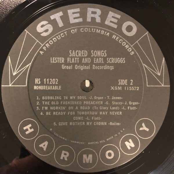 Flatt & Scruggs : Sacred Songs (LP, Album)