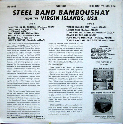 The Steel Bandits : Steel Band Bamboushay (LP, Album)