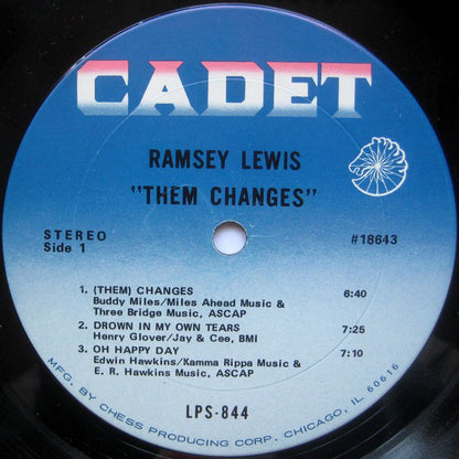 Ramsey Lewis : Them Changes (LP, Album)