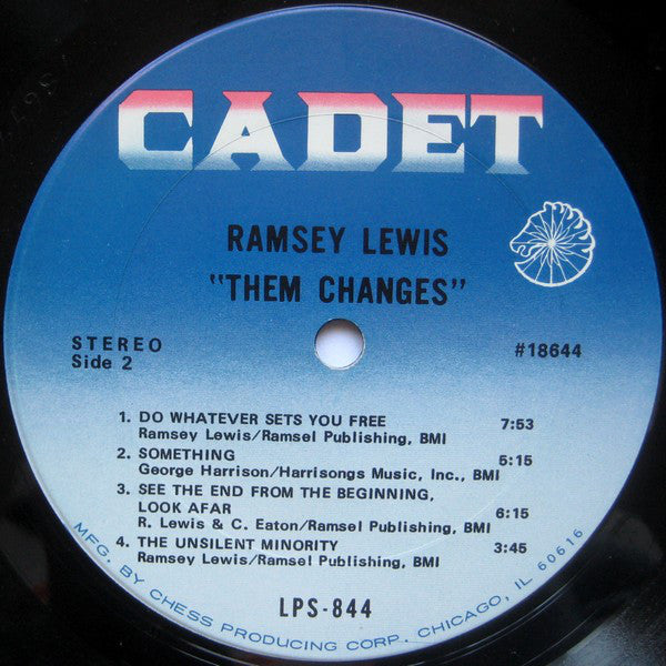 Ramsey Lewis : Them Changes (LP, Album)