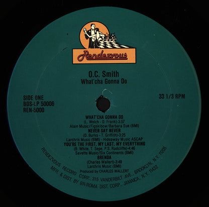 OC Smith : What'cha Gonna Do (LP, Album)