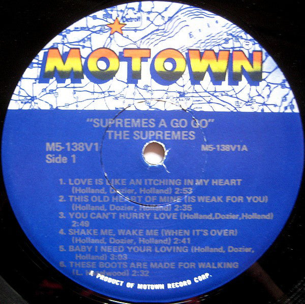 The Supremes : A' Go-Go (LP, Album, Mono, RE)