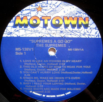 The Supremes : A' Go-Go (LP, Album, Mono, RE)