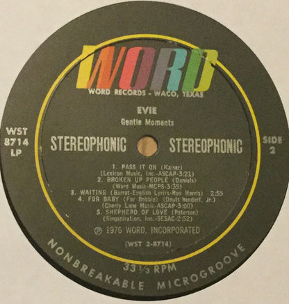 Evie (2) : Gentle Moments (LP)