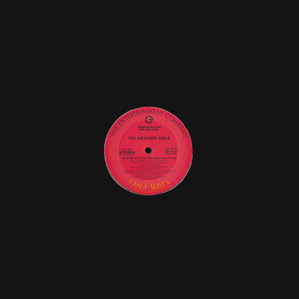 The Weather Girls : I'm Gonna Wash That Man Right Outa My Hair (12", Single, Promo)