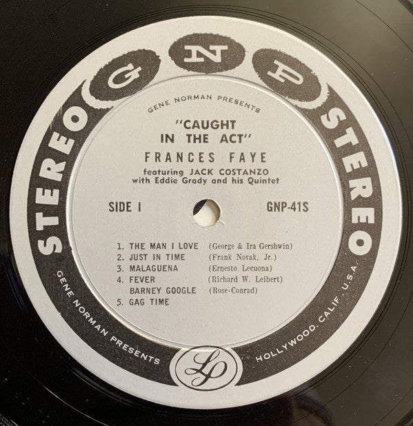 Frances Faye : Caught In The Act (LP, Album)