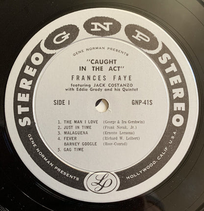 Frances Faye : Caught In The Act (LP, Album)