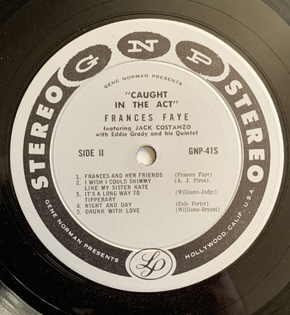 Frances Faye : Caught In The Act (LP, Album)