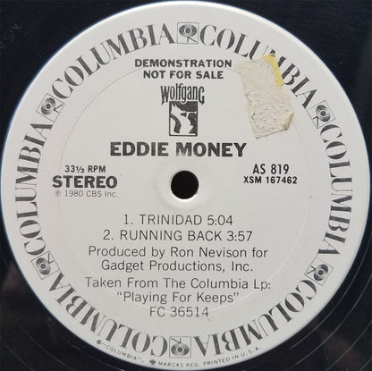 Eddie Money : Trinidad / Running Back (12", Promo)