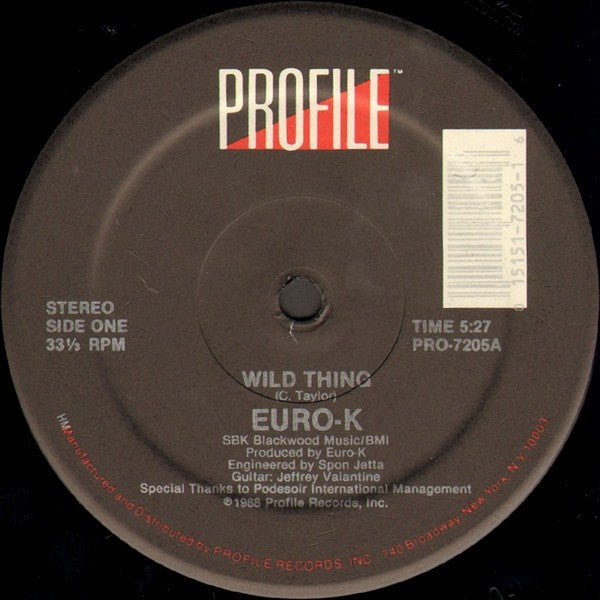 Euro-K : Wild Thing (12")