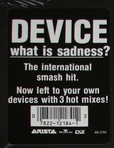 Device (3) : What Is Sadness? (12")