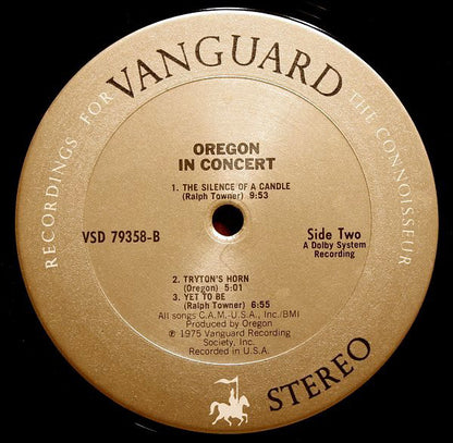 Oregon : In Concert (LP, Album, Pit)