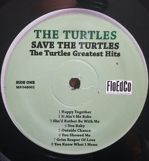 The Turtles : Save The Turtles: The Turtles Greatest Hits (LP, Comp, RM)