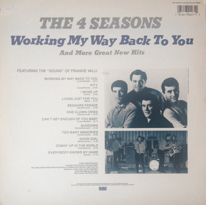 The Four Seasons : Working My Way Back To You (LP, Album, Mono, RM)