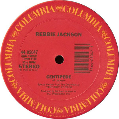 Rebbie Jackson : Centipede (12", Single, Pit)