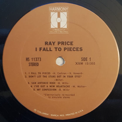 Ray Price : I Fall To Pieces (LP, Comp)