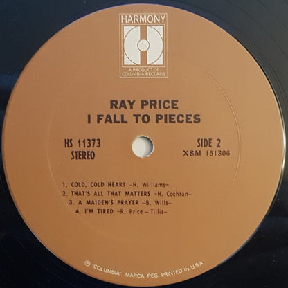 Ray Price : I Fall To Pieces (LP, Comp)
