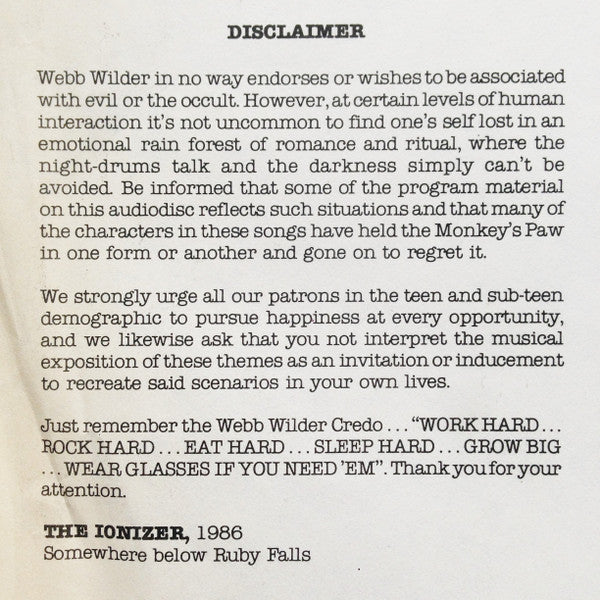 Webb Wilder And The Beatnecks : It Came From Nashville (LP, Album, RE)