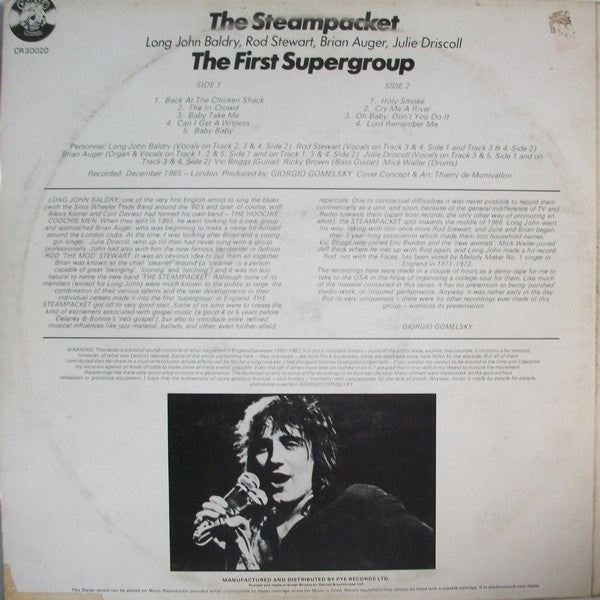 The Steampacket : The First Supergroup (LP, Album)
