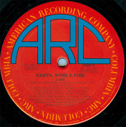 Earth, Wind & Fire : I Am (LP, Album, Ter)