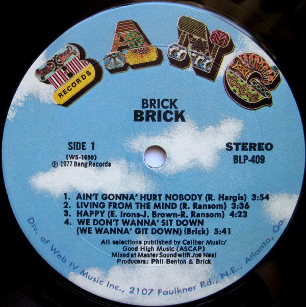 Brick : Brick (LP, Album, Mon)