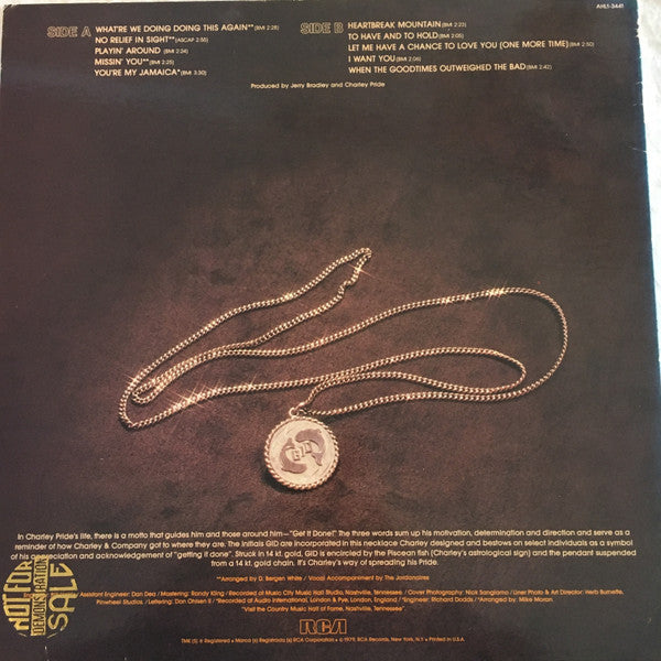 Charley Pride : You're My Jamaica (LP, Album)