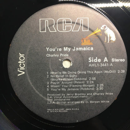 Charley Pride : You're My Jamaica (LP, Album)