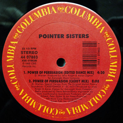 Pointer Sisters : Power Of Persuasion (12")