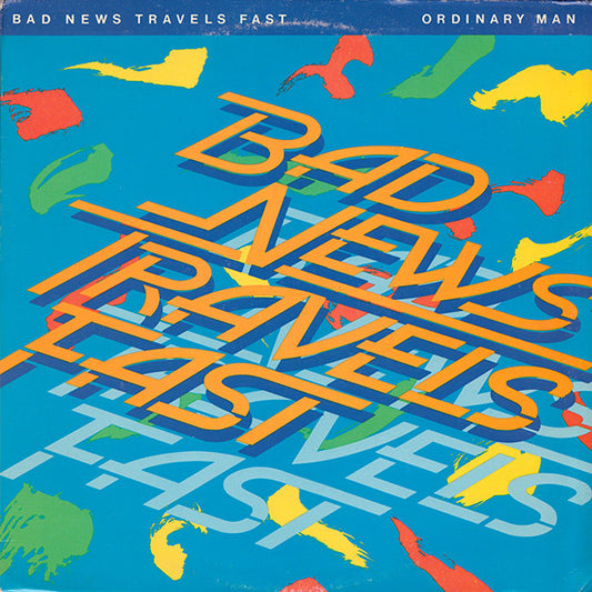 Bad News Travels Fast : Ordinary Man (LP, Album, Promo, PRC)