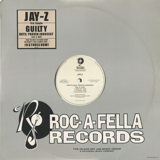 Jay-Z : Guilty Until Proven Innocent / 1-900-HUSTLER (12", Promo)