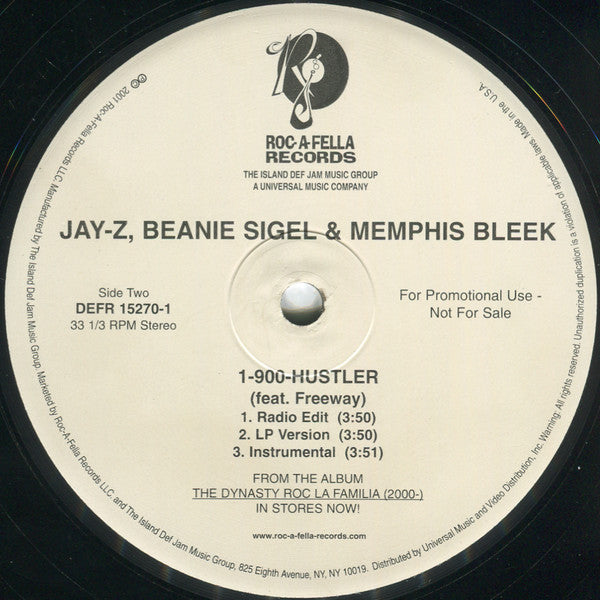 Jay-Z : Guilty Until Proven Innocent / 1-900-HUSTLER (12", Promo)