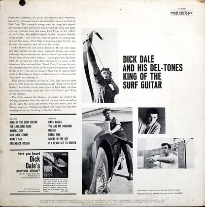 Dick Dale & His Del-Tones : King Of The Surf Guitar (LP, Album, Mono, Los)