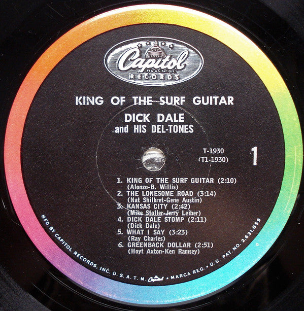 Dick Dale & His Del-Tones : King Of The Surf Guitar (LP, Album, Mono, Los)
