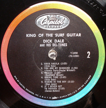 Dick Dale & His Del-Tones : King Of The Surf Guitar (LP, Album, Mono, Los)