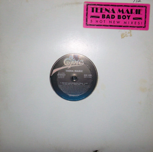Teena Marie : Bad Boy (12", Promo)