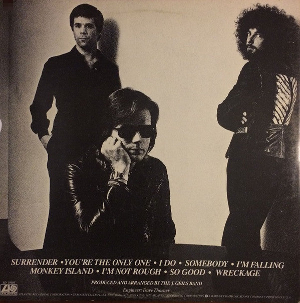 The J. Geils Band : Monkey Island (LP, Album, Mon)