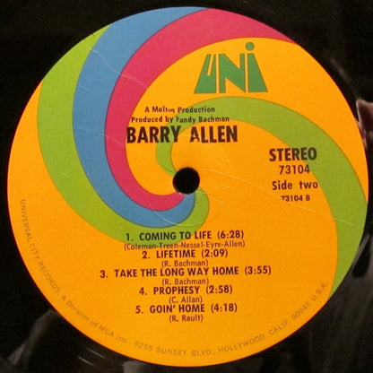 Barry Allen : Barry Allen (LP, Album)