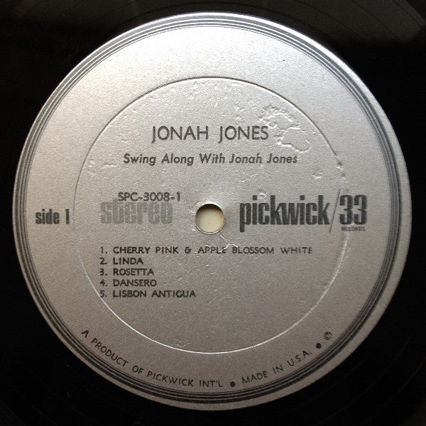 Jonah Jones : Swing Along With Jonah Jones (LP, Comp)
