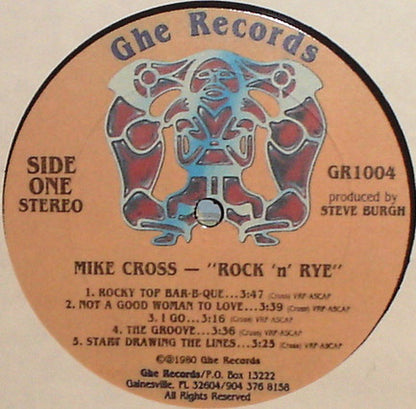 Mike Cross (4) : Rock 'N' Rye (LP, Album)