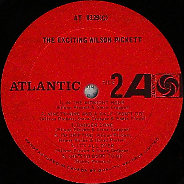 Wilson Pickett : The Exciting Wilson Pickett (LP, Album, Mono)