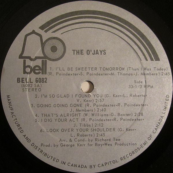 The O'Jays : The O'Jays (LP, Album, RE)