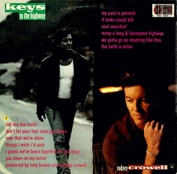 Rodney Crowell : Keys To The Highway (LP, Album)