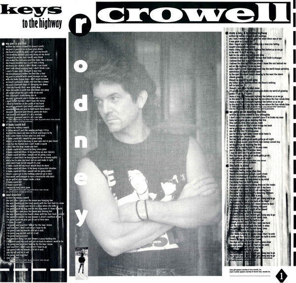 Rodney Crowell : Keys To The Highway (LP, Album)