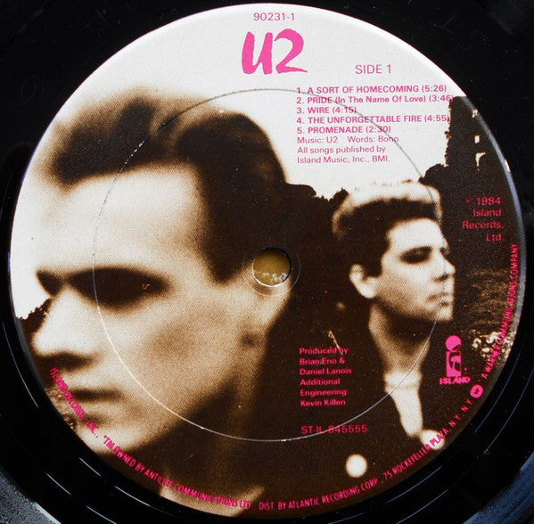 U2 : The Unforgettable Fire (LP, Album, Club, Col)