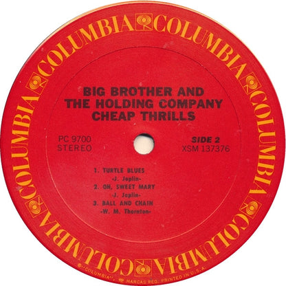 Big Brother & The Holding Company : Cheap Thrills (LP, Album, RE, Car)
