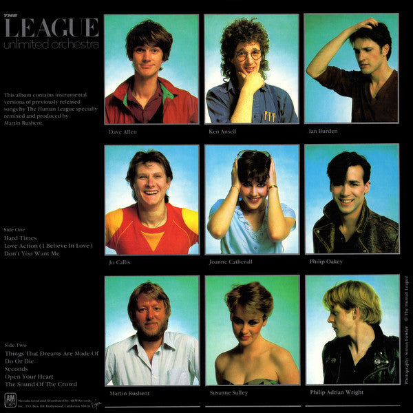 The League Unlimited Orchestra : Love And Dancing (LP, Album)
