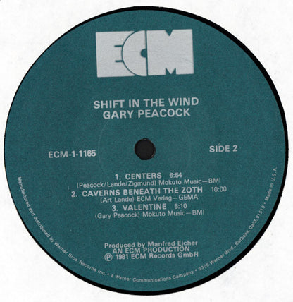 Gary Peacock, Art Lande, Eliot Zigmund : Shift In The Wind (LP, Album)