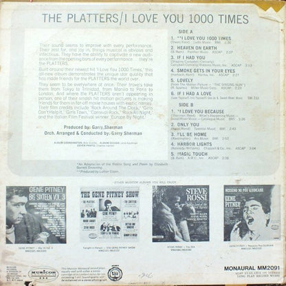 The Platters : I Love You 1,000 Times (LP, Mono)